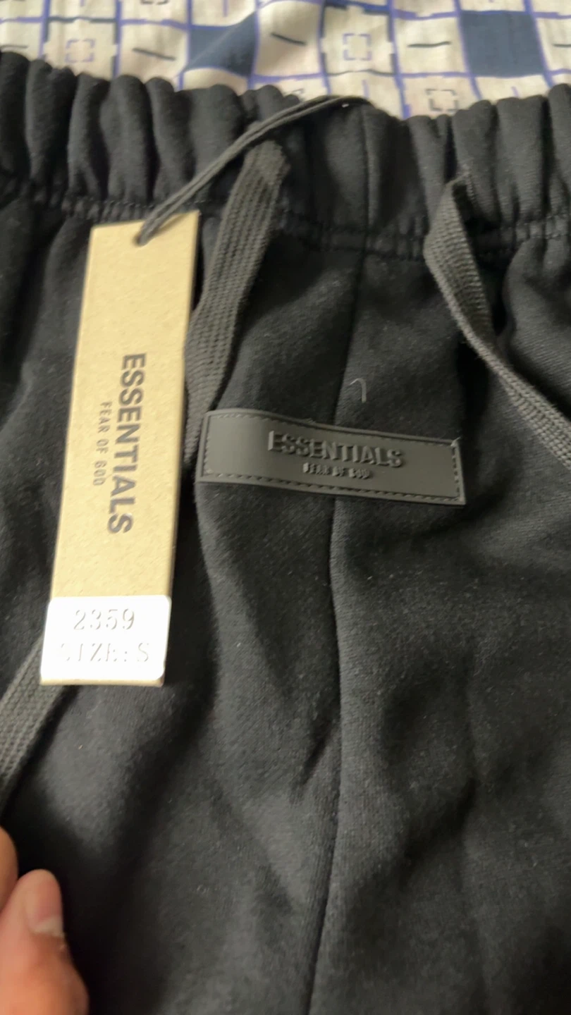 ESSENTIALS Fear of God Black Sweatpants Size S - photo 2