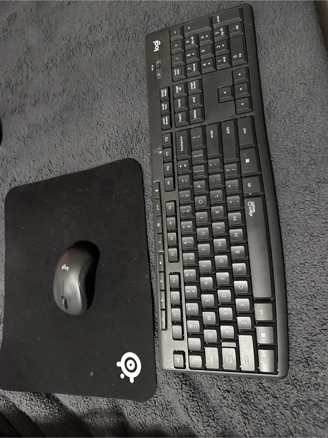 Logitech Keyboard and Mouse with Mousepad - photo 2