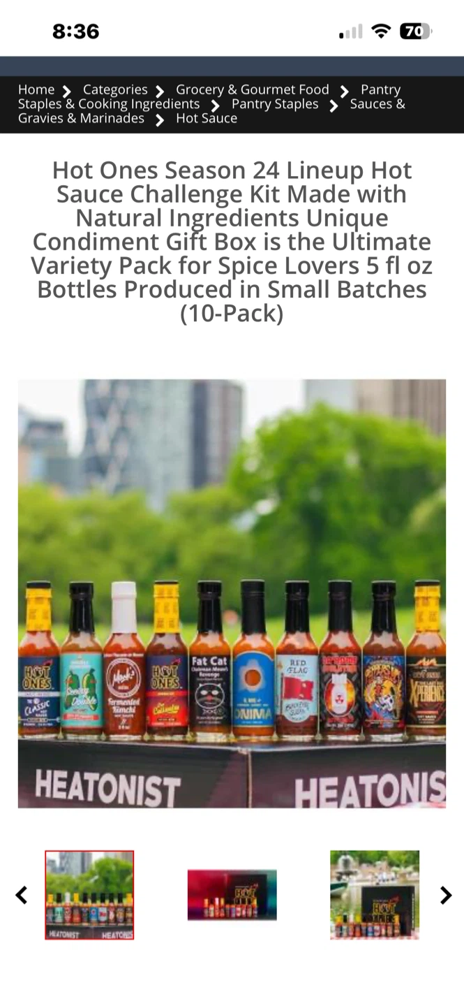 Hot Ones Season 24 Lineup Hot Sauce Gift Set - photo 5