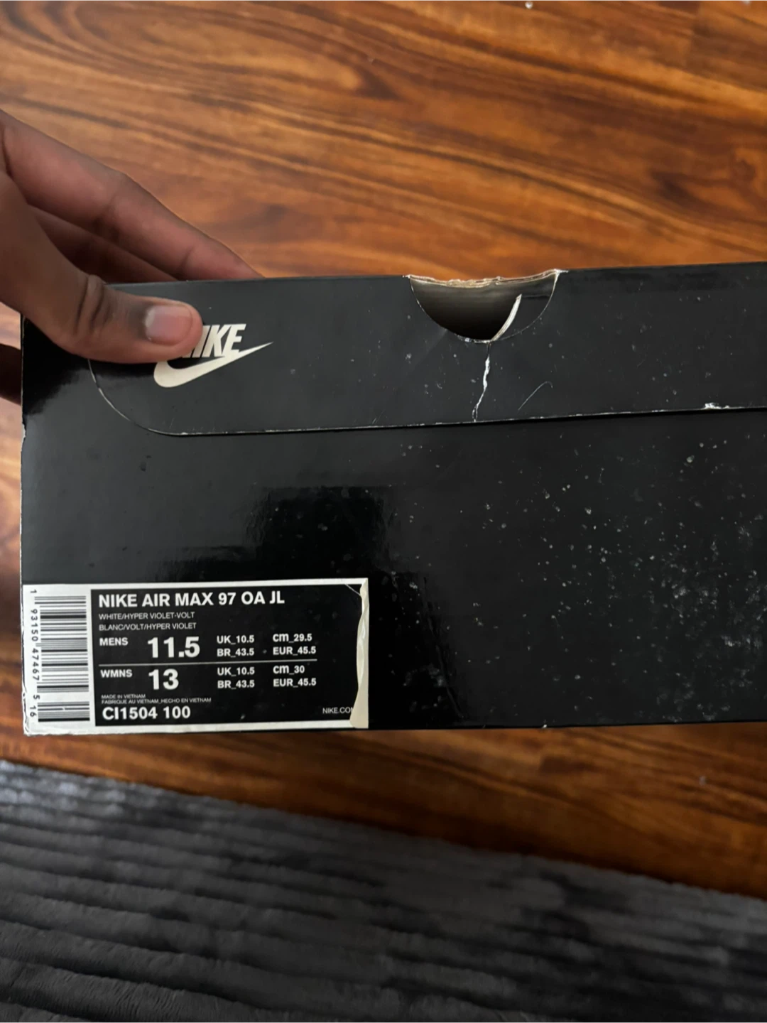 Nike Air Max 97 OA JL Men's Size 11.5 - photo 5