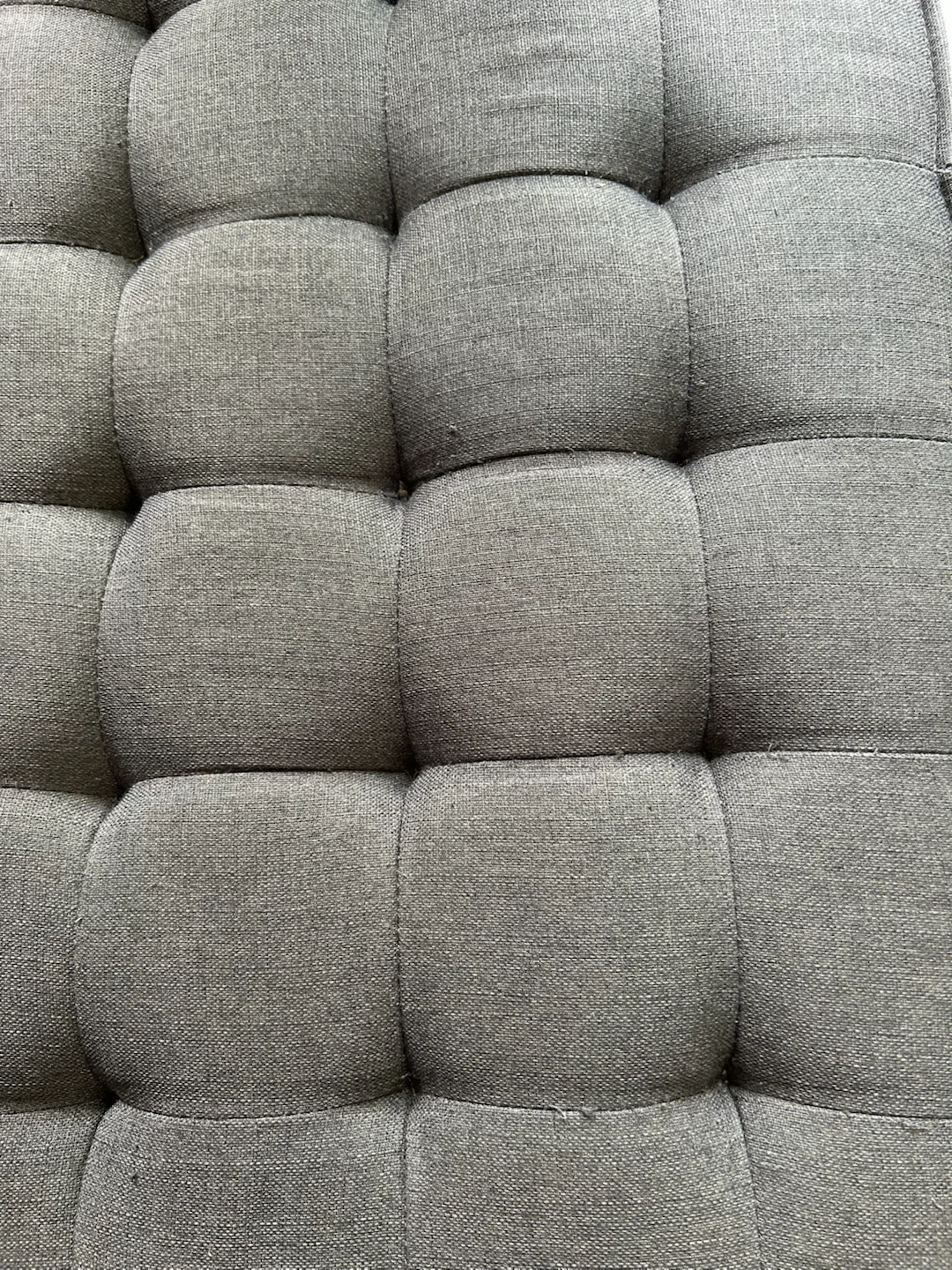 Grey Tufted Sectional Sofa - photo 2