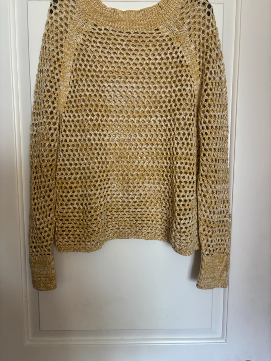 Women's Mesh Knit Sweater, size M