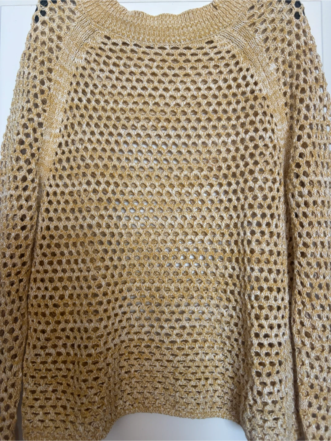 Women's Mesh Knit Sweater, size M - photo 3