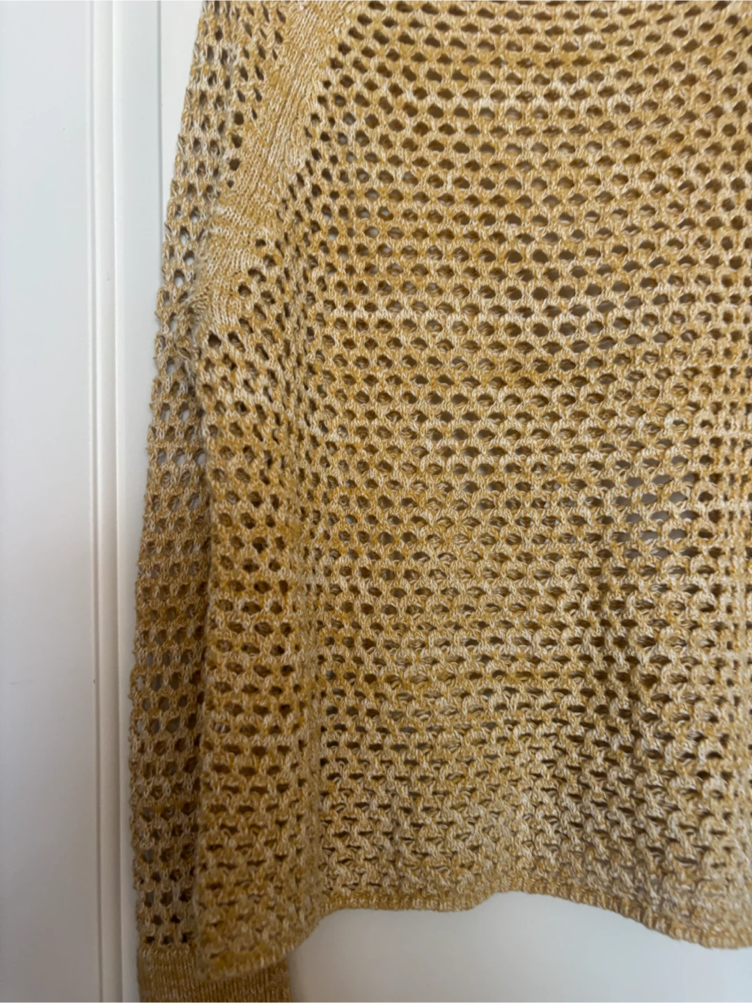 Women's Mesh Knit Sweater, size M - photo 5