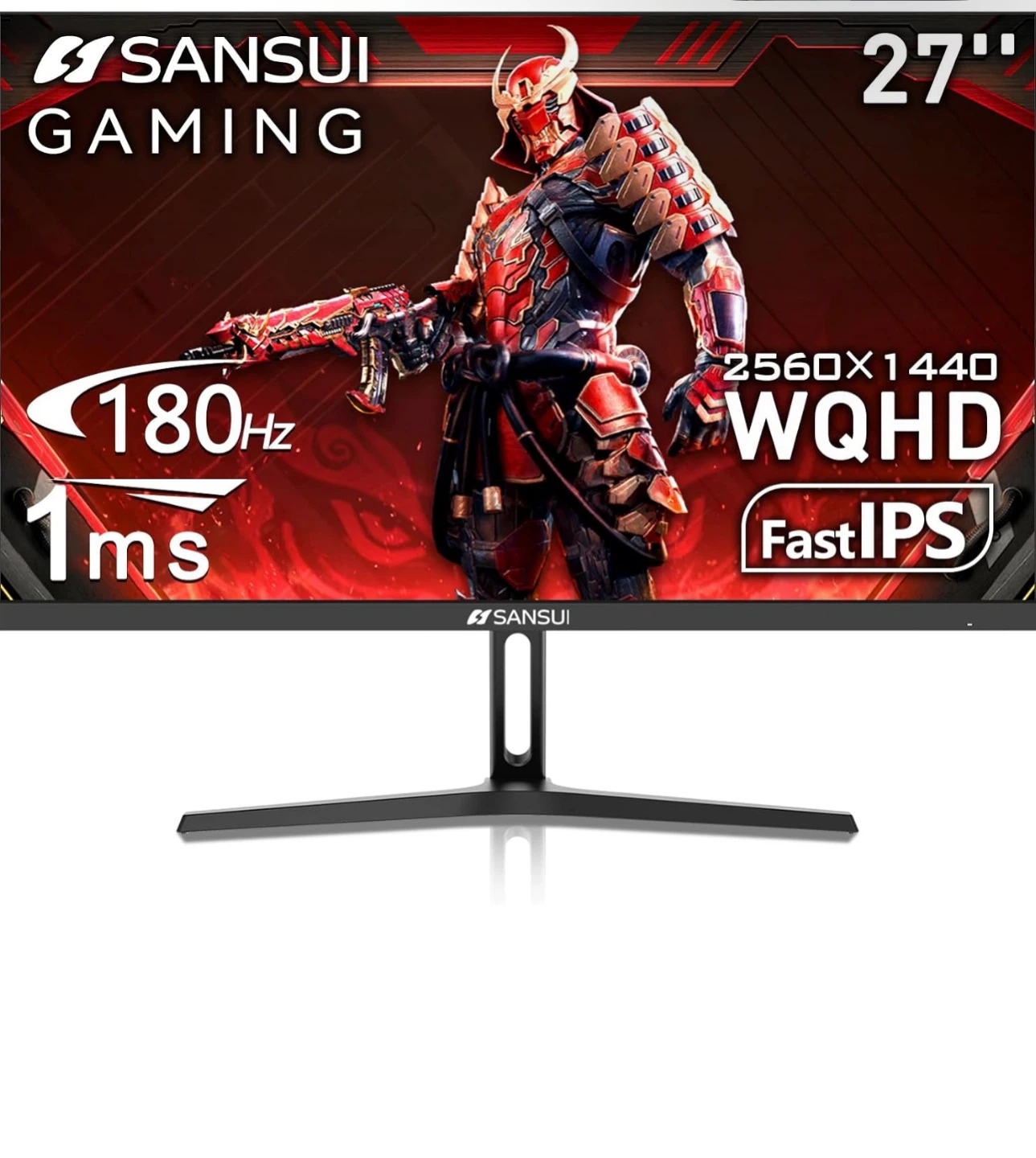 SANSUI 27" WQHD 180Hz Fast IPS Gaming Monitor - photo 3