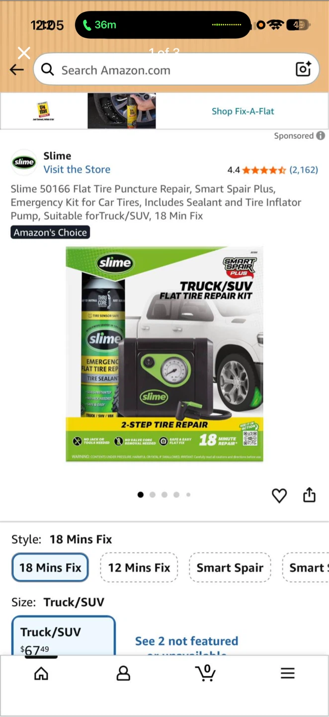 Slime 50166 Flat Tire Repair Kit - Truck/SUV - photo 3