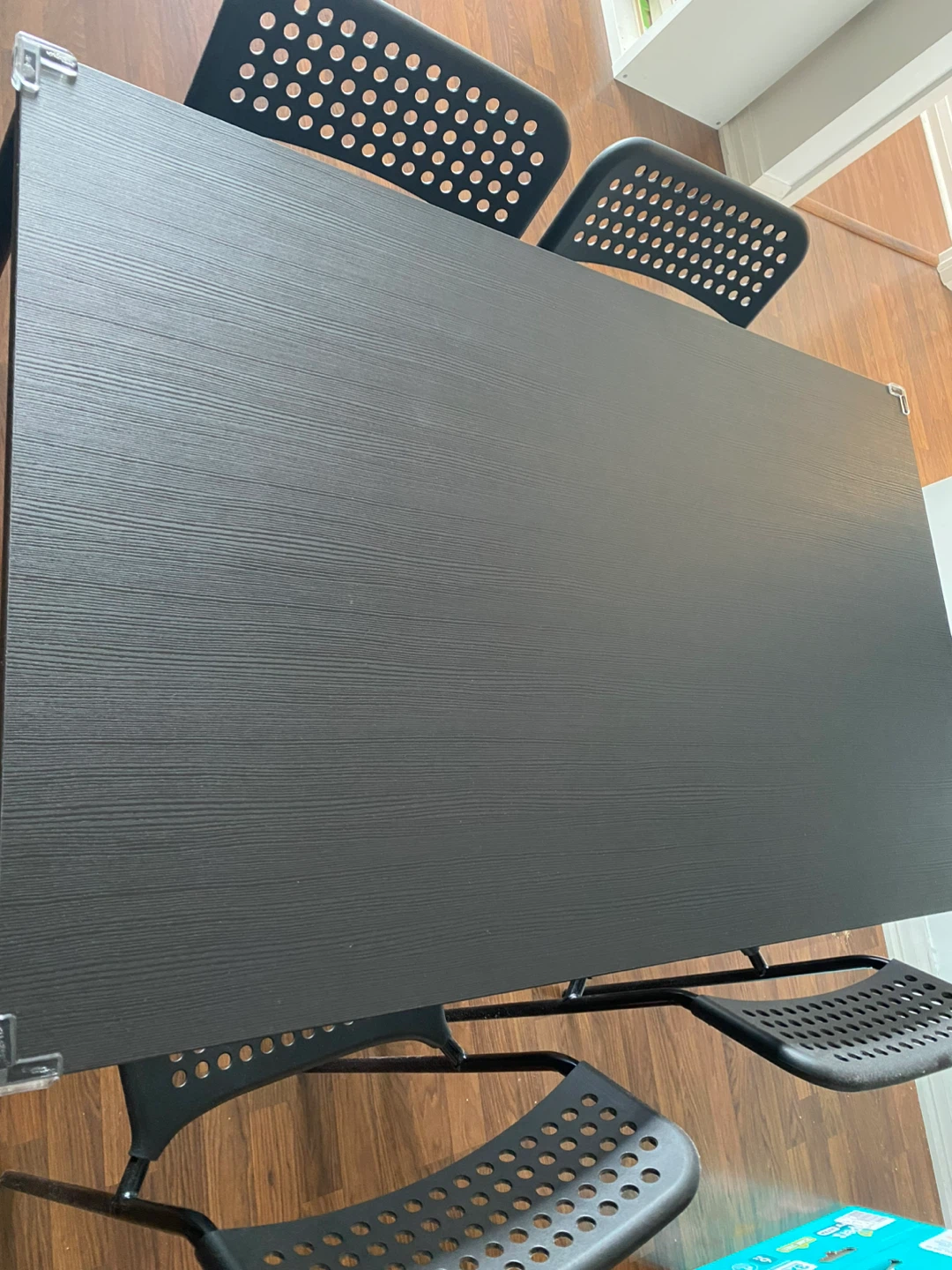 Black Dining Table Set with 4 Chairs- IKEA - photo 3