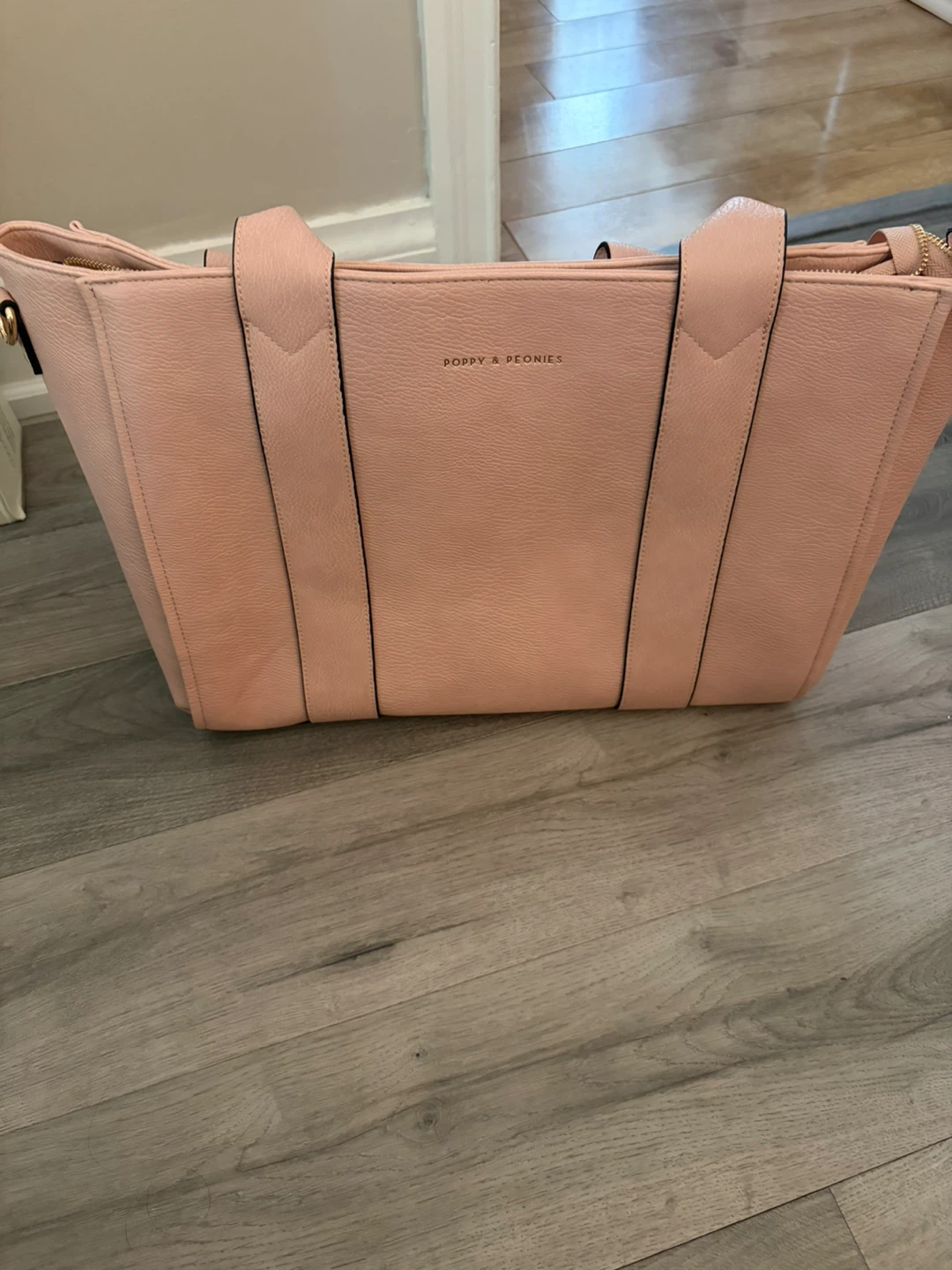 Poppy & Peonies Multitasker Blush Bag