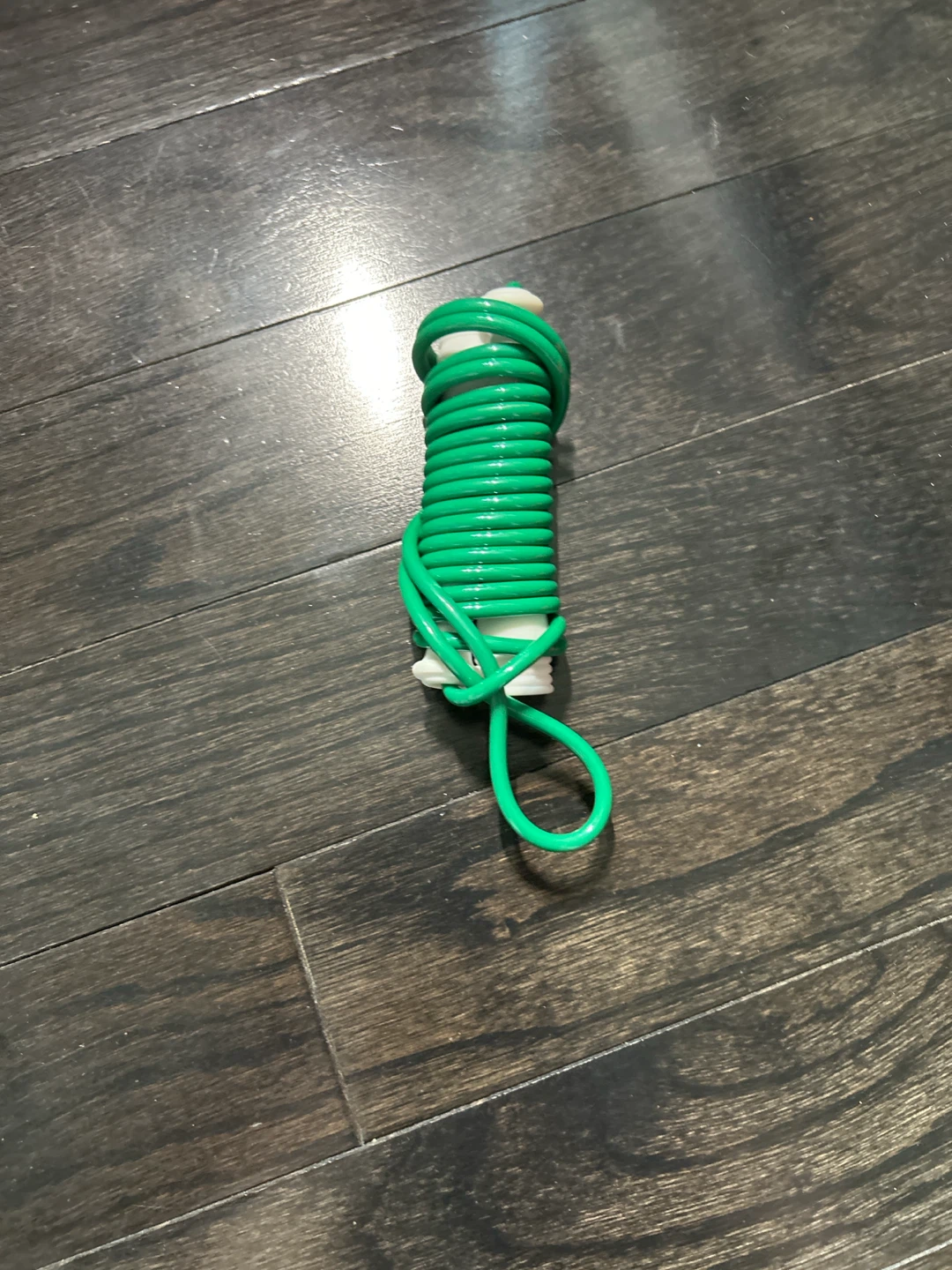 Green jump rope