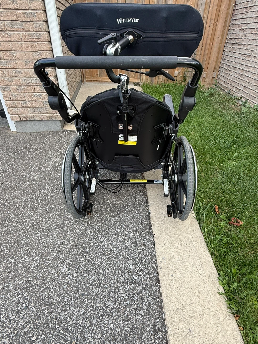 Premium 18x18 Manual Tilt Chair with Back Support and Headrest - photo 4