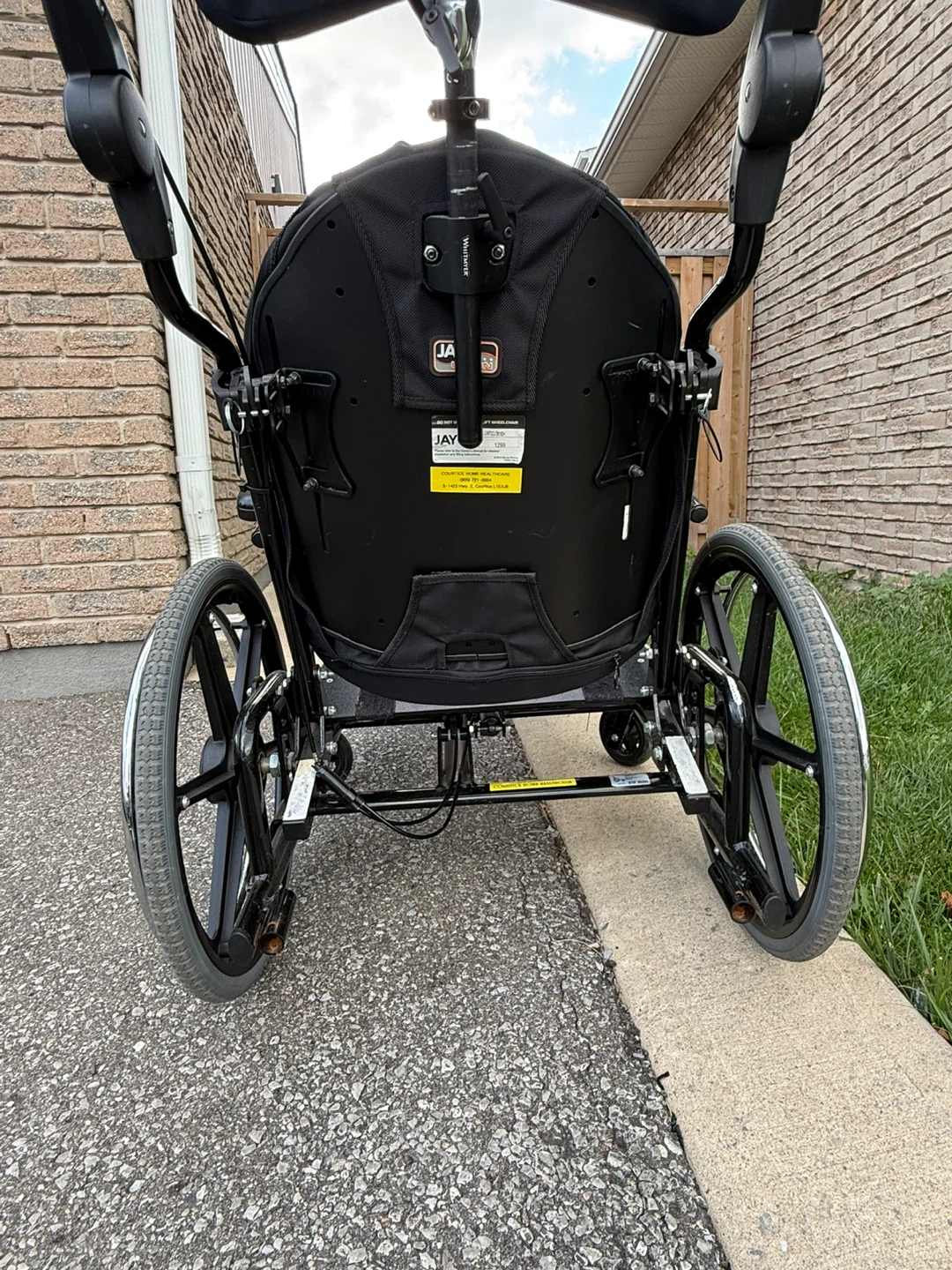 Premium 18x18 Manual Tilt Chair with Back Support and Headrest - photo 5