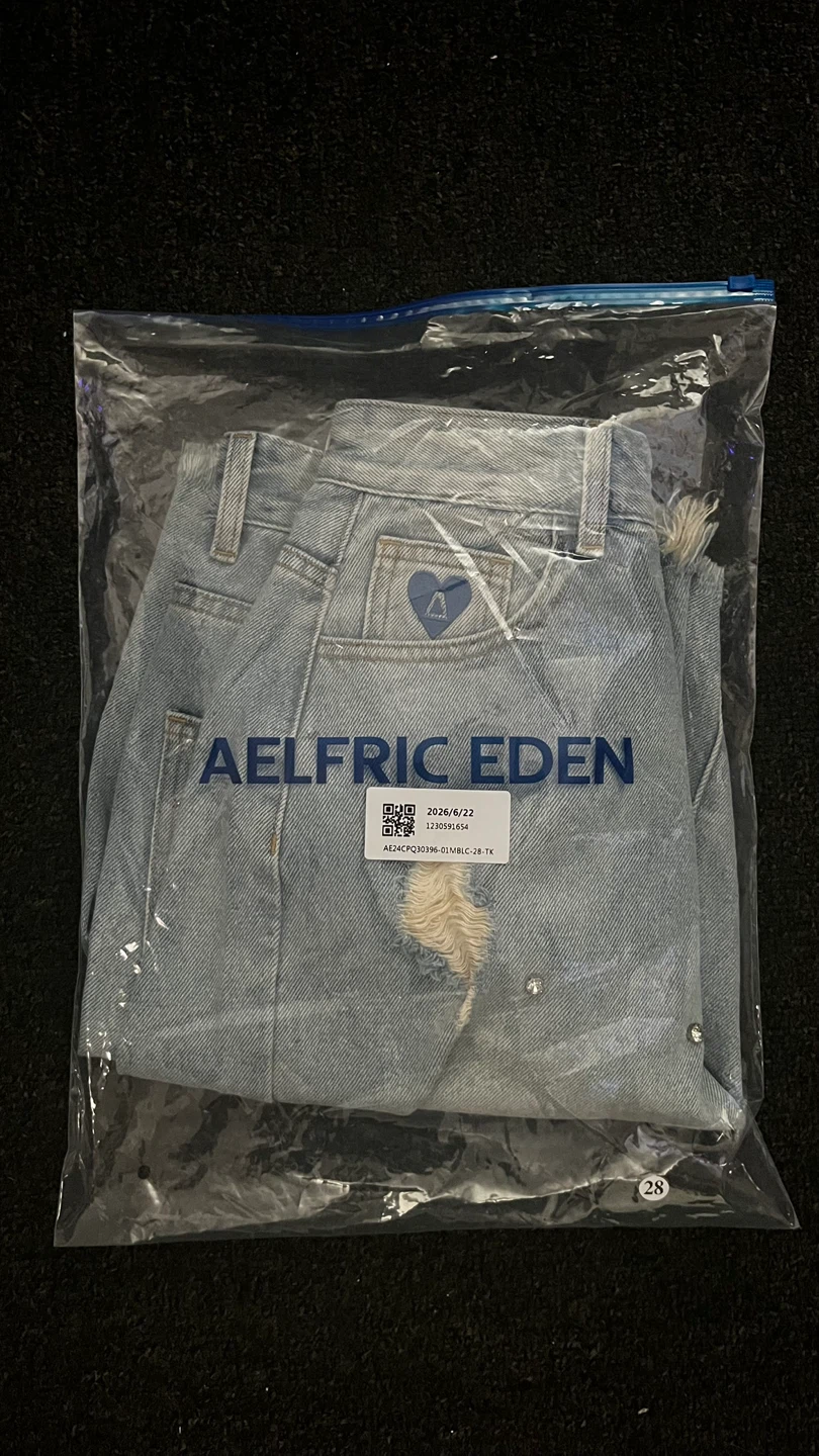 Aelfric Eden Denim Shorts Size 28 - photo 3