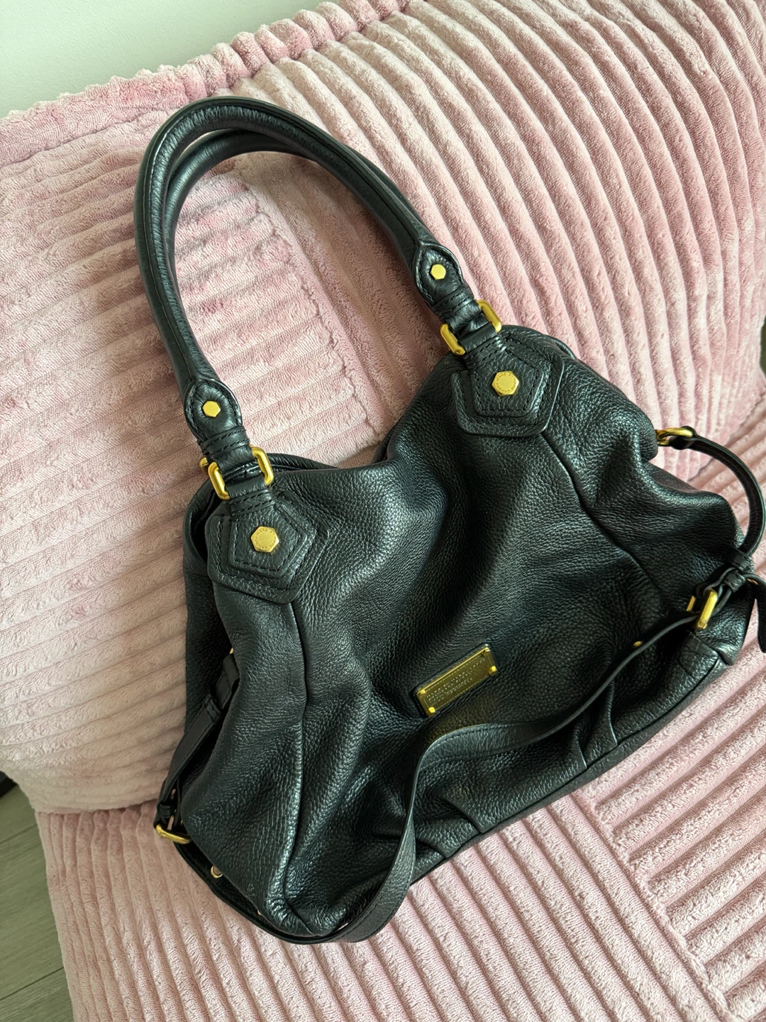 Marc Jacobs Black Leather Shoulder Bag