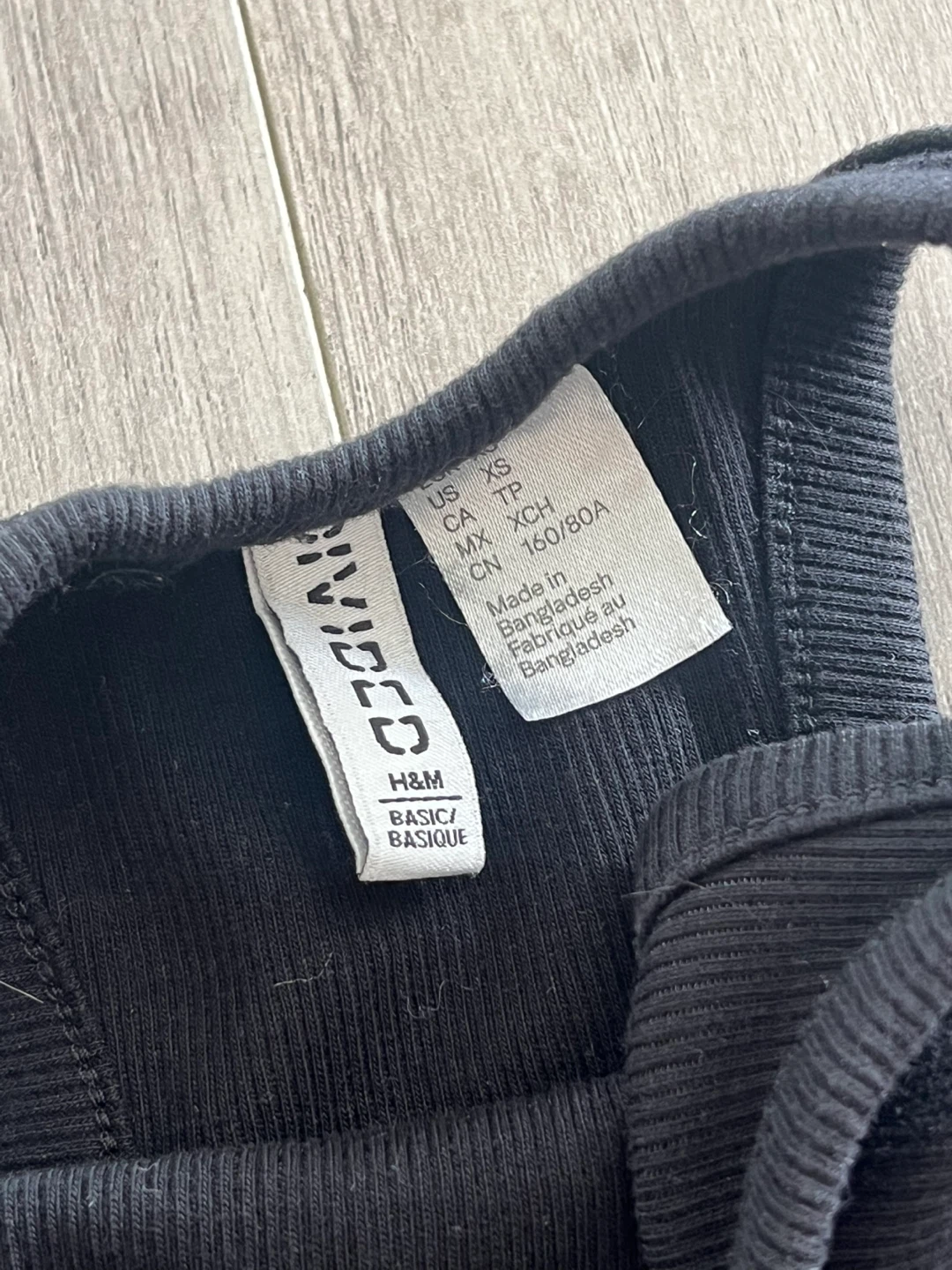 2 Pack H&M Divided & Zara Black Tank Top - XS/ S /M - photo 5