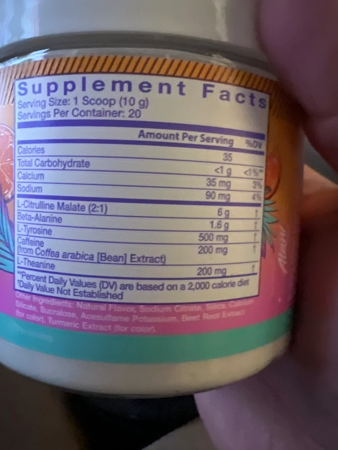 Alani Nu Pre-Workout Orange Kiss 7.0 oz - photo 2