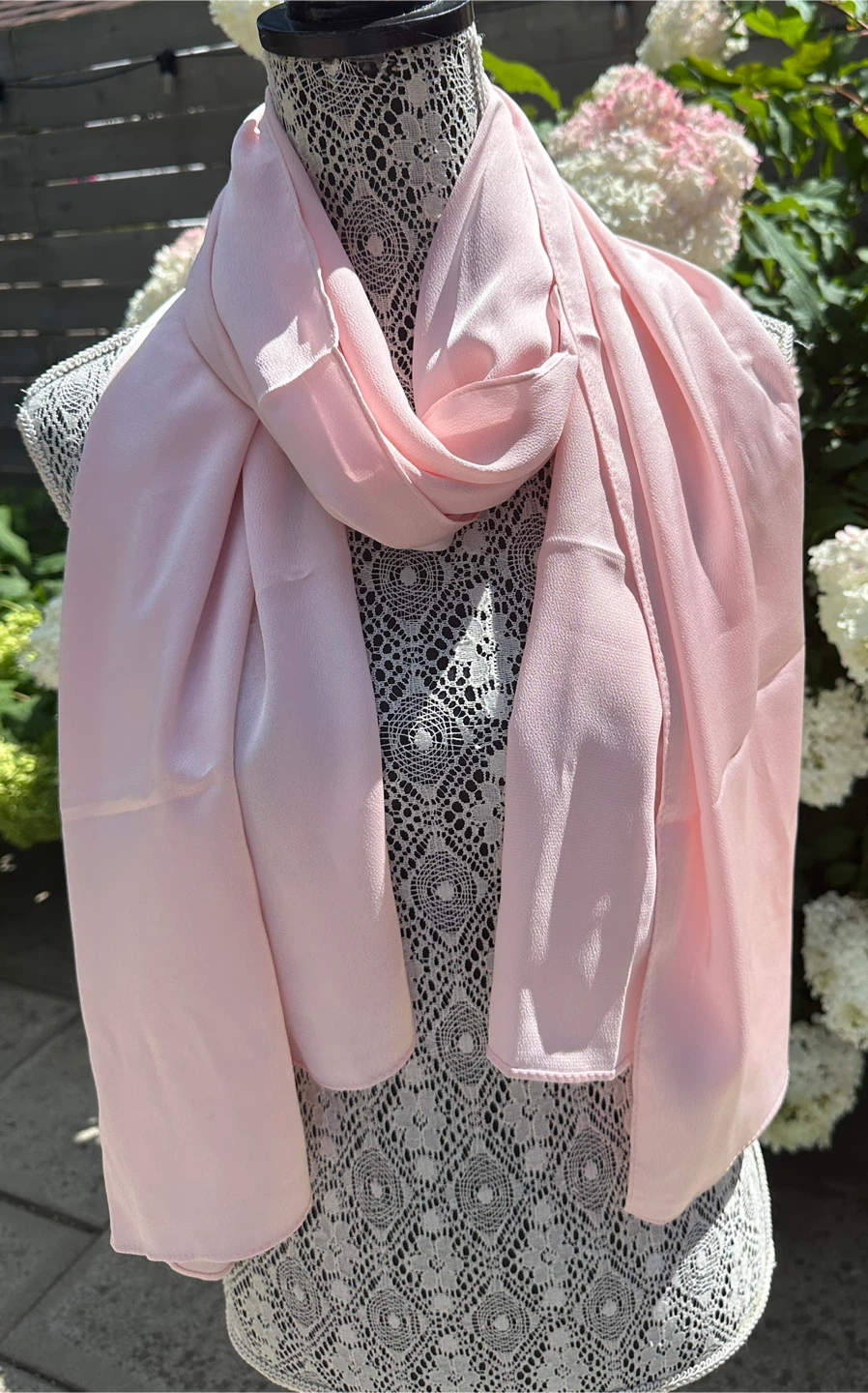 Light Pink Silky Scarf - $10 - East York