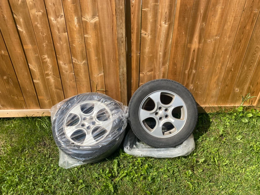 4 - Used SUMI-X Tires with Rims - 215/60R16