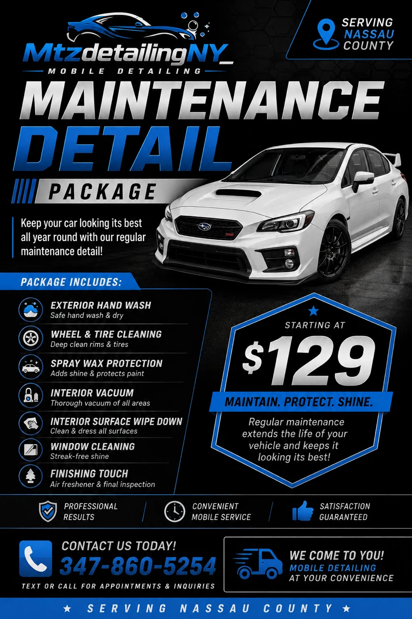 Mobile detailing