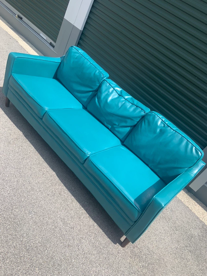 Teal 3-Seater Sofa - photo 2
