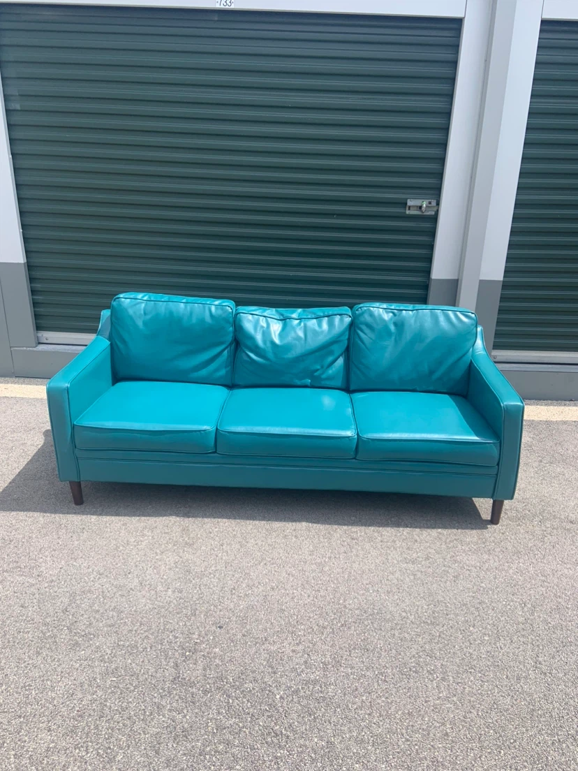Teal 3-Seater Sofa - photo 4