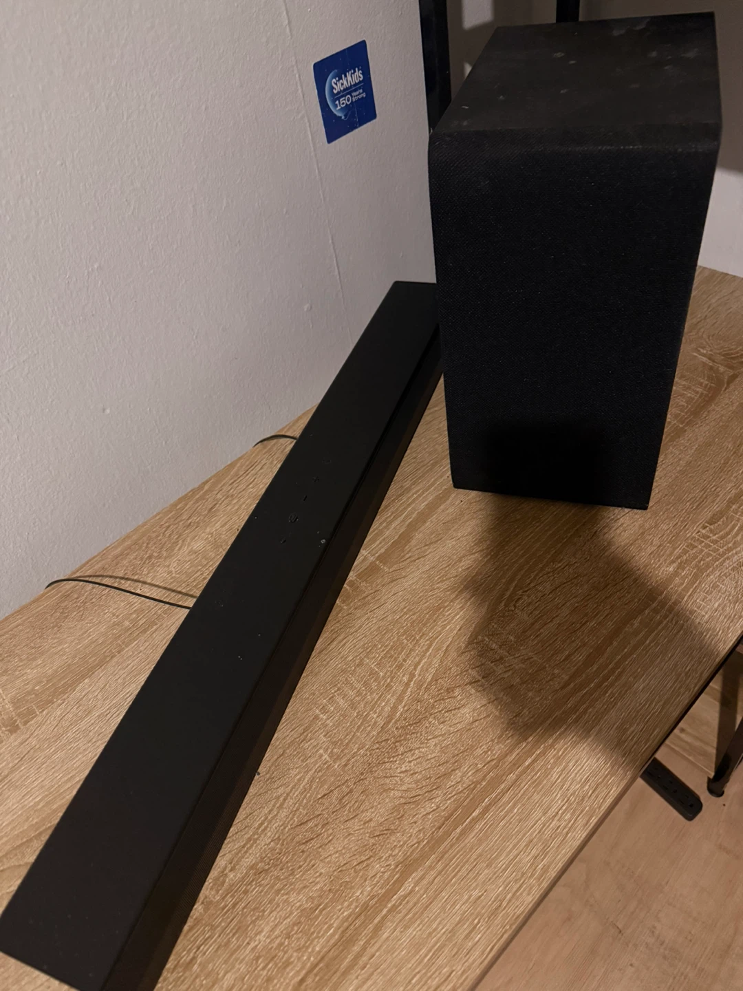 LG Soundbar and Wireless Subwoofer