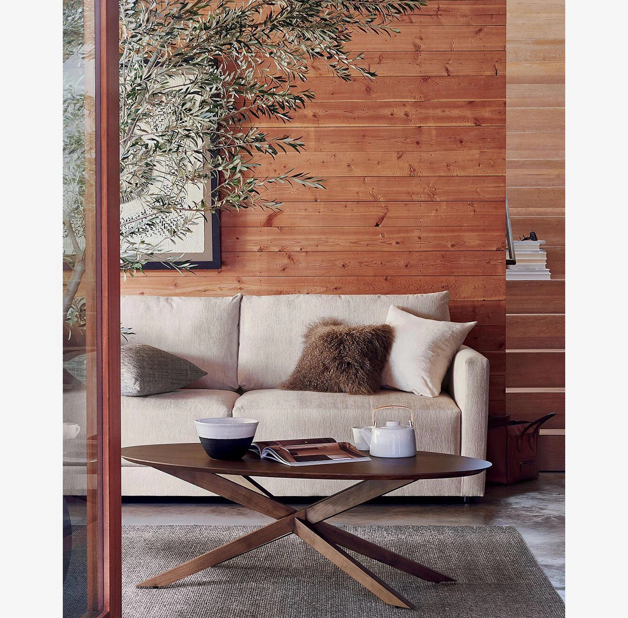 Crate & Barrel Gather Deep Sofa 89"