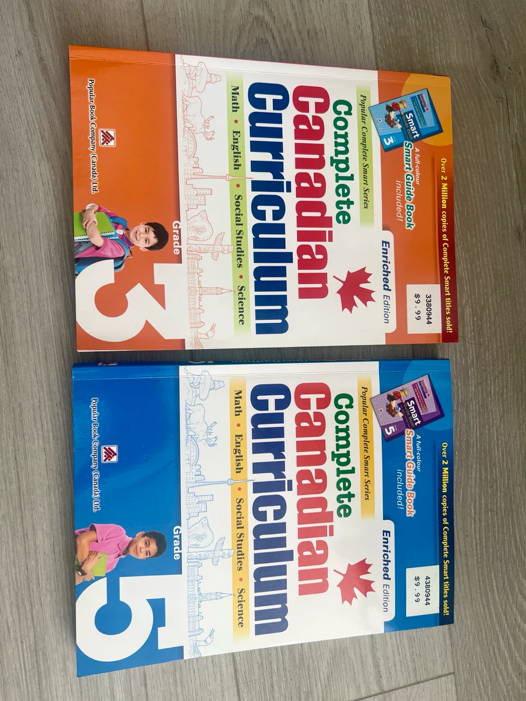 Complete Canadian Curriculum Grade 3 & 5 Books