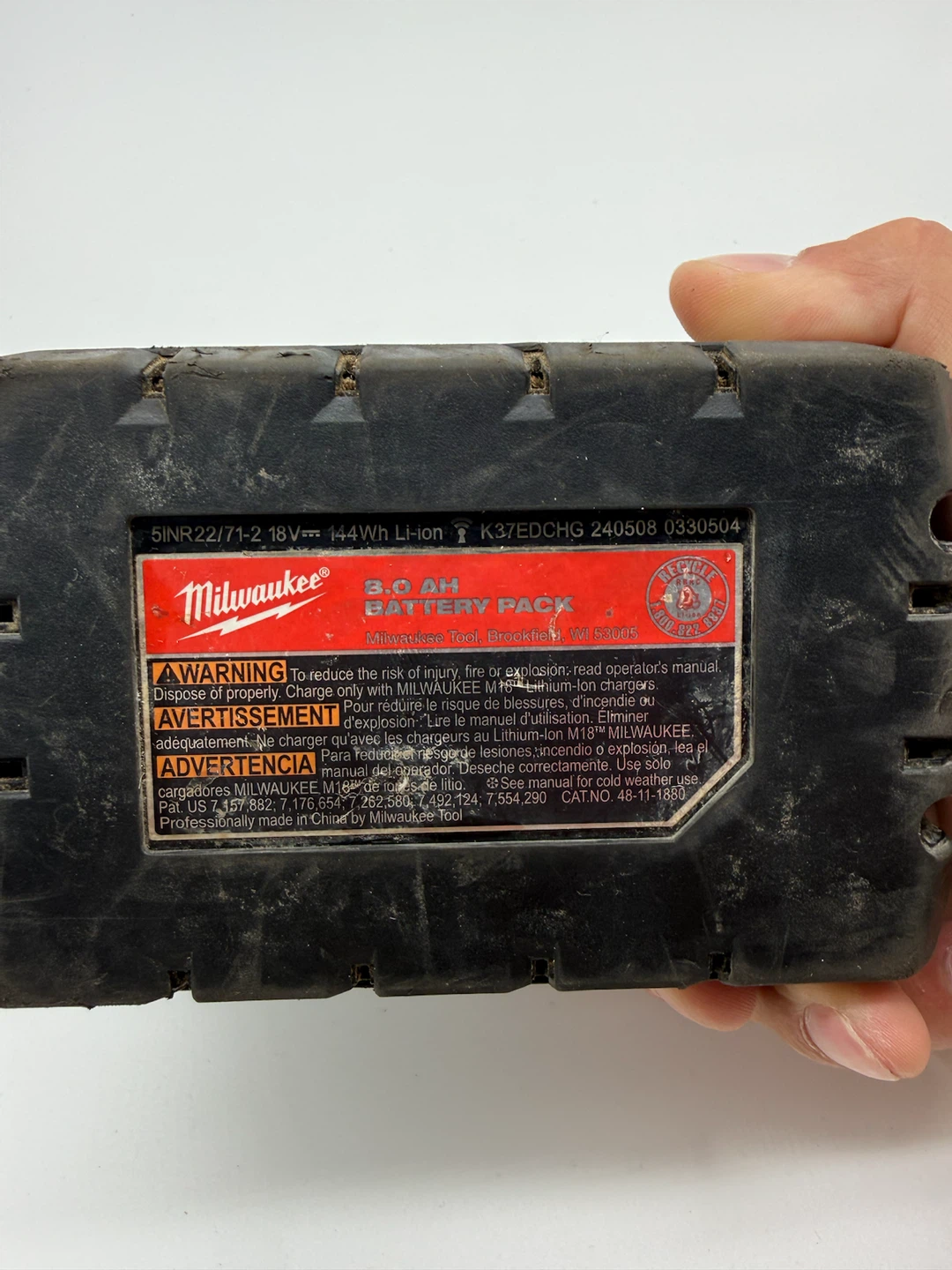 Milwaukee M18 REDLITH HIGH Output XC8.0 Ah Battery - photo 4