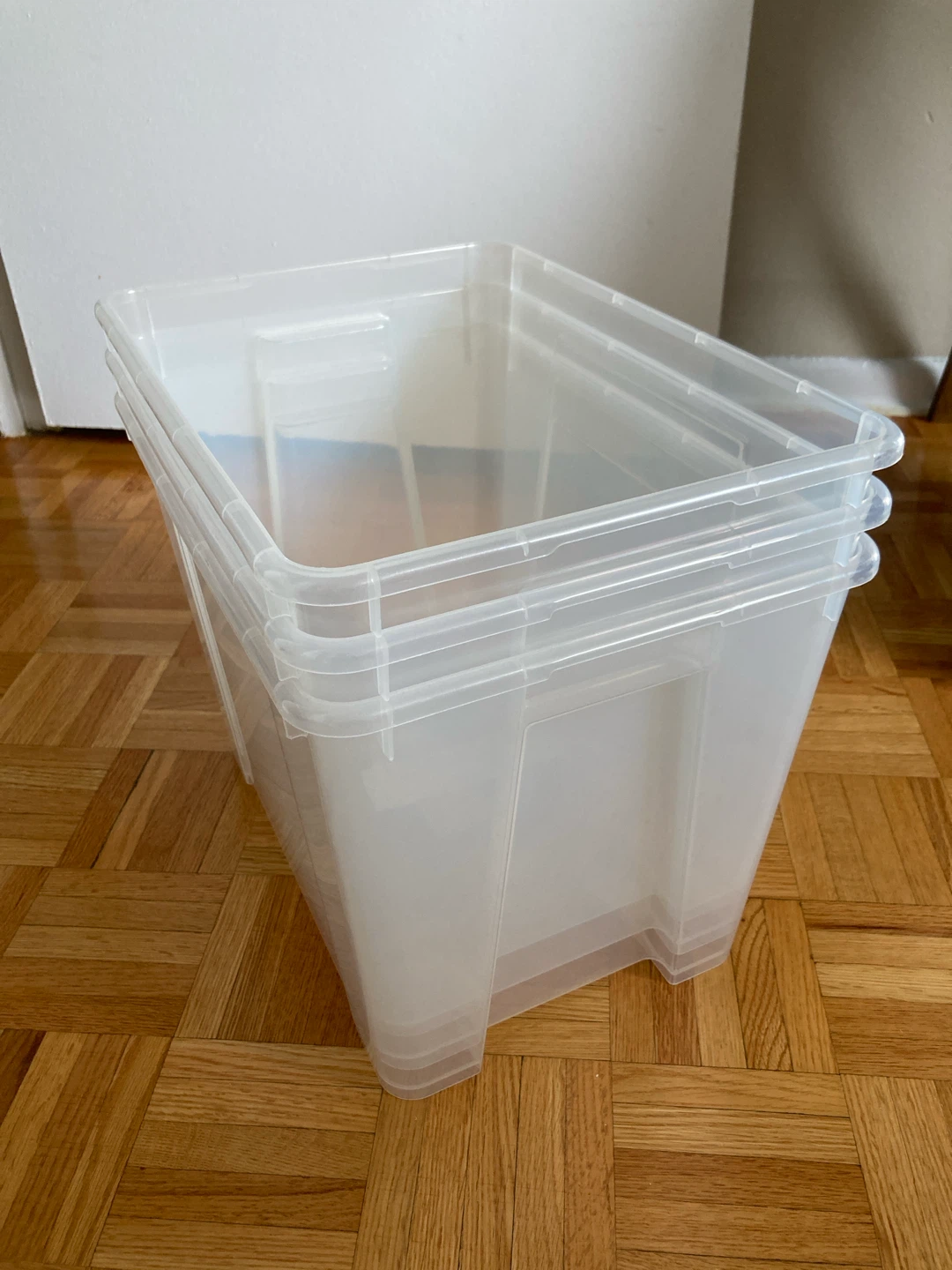 Set of 4 IKEA SAMLA Storage Box