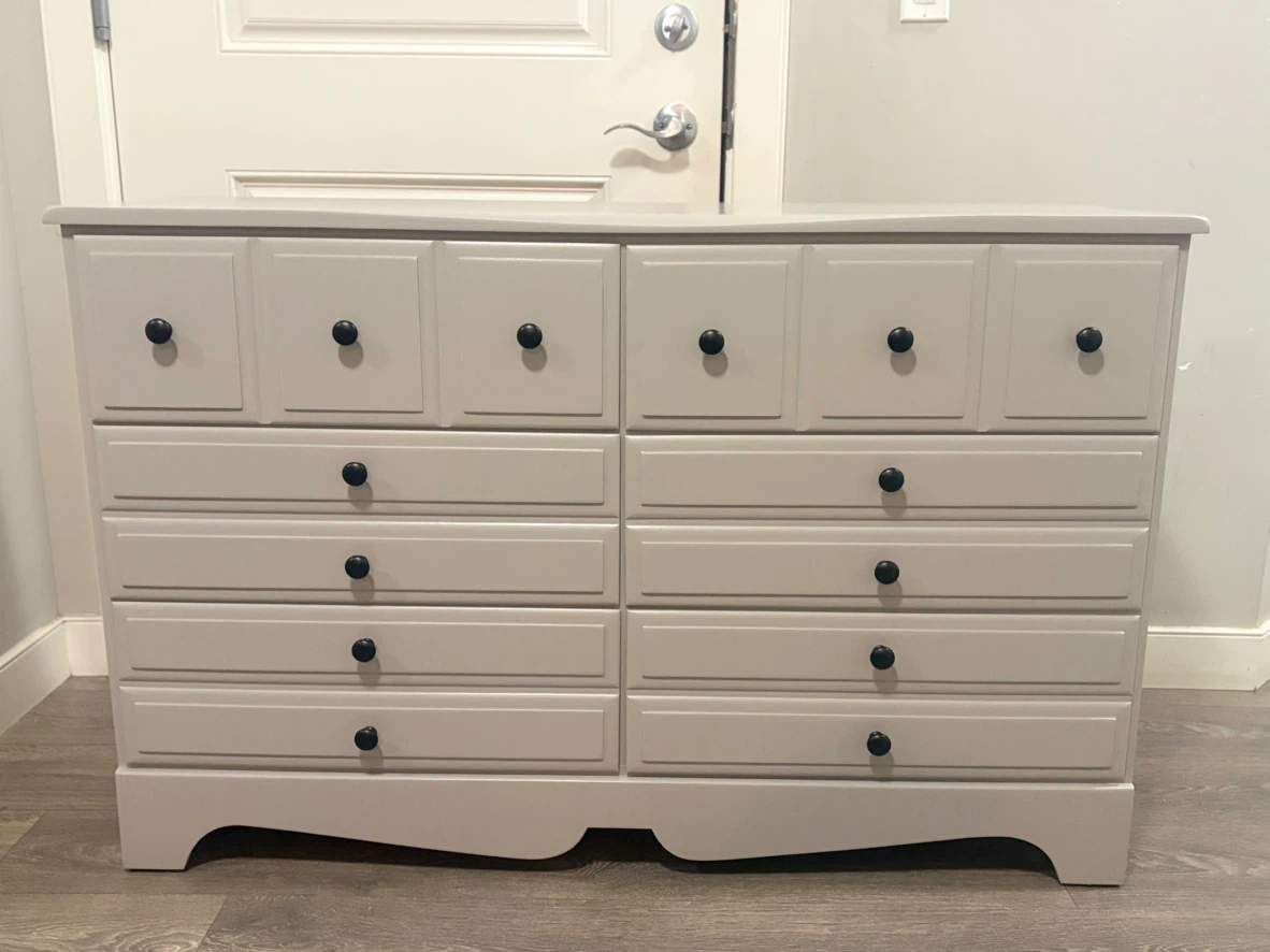 Grey solid wood Dresser - photo 2