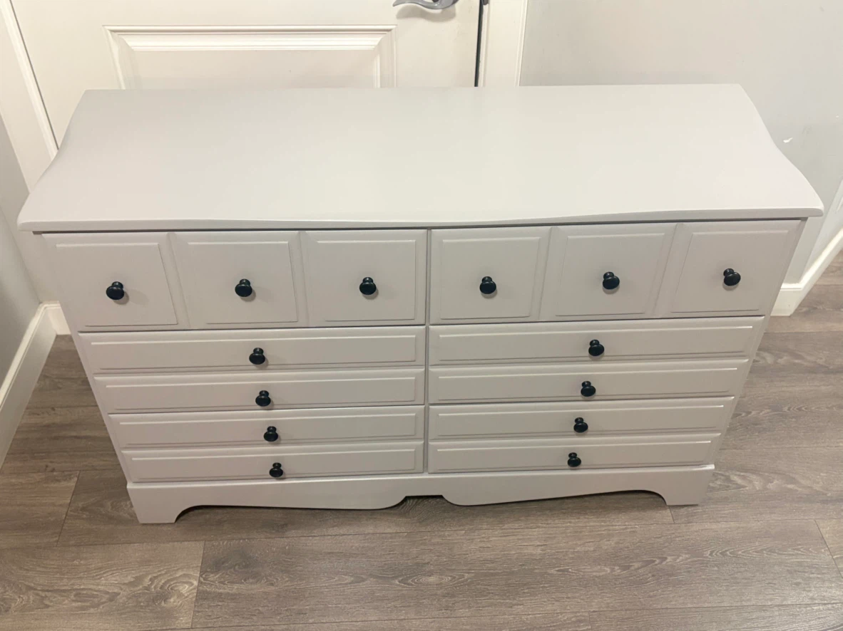 Grey solid wood Dresser - photo 3