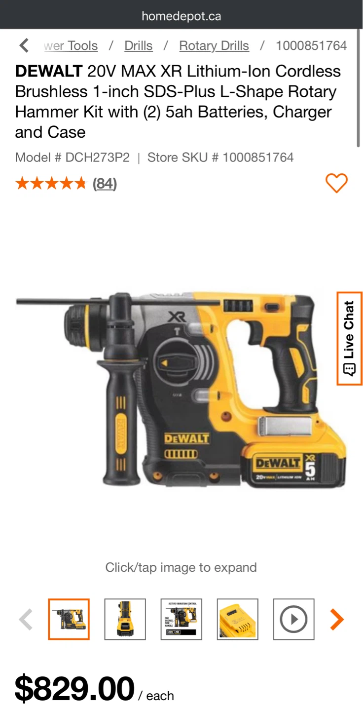 DEWALT Rotary Hammer Kit - photo 3
