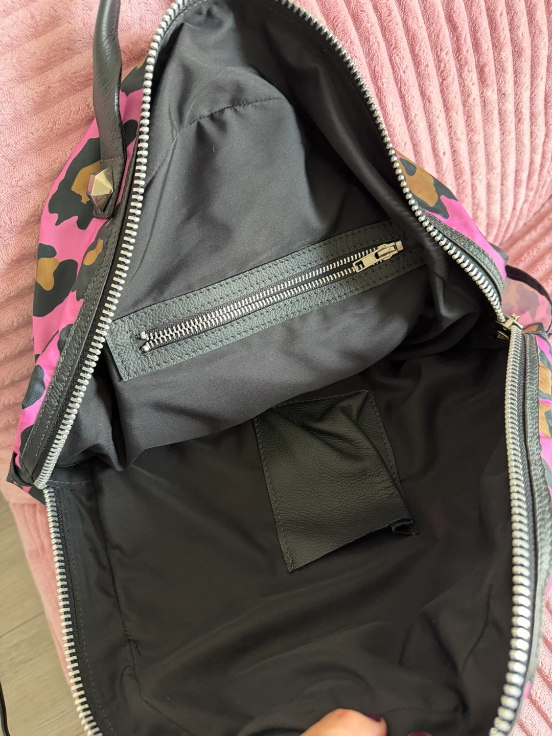 Adorada Pink Leopard Print Backpack - photo 2