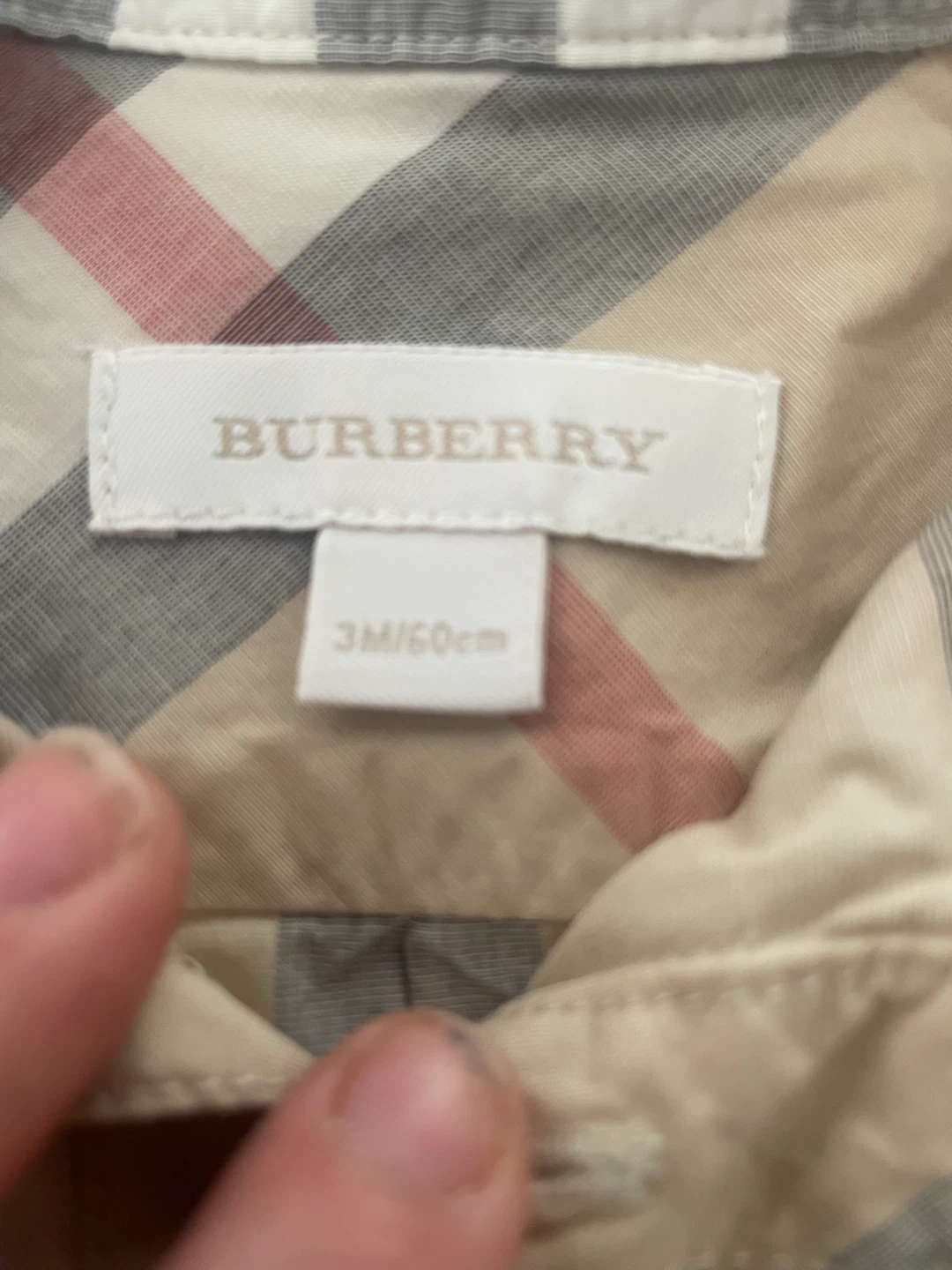 Burberry Nova Check Short Sleeve Shirt (3M/60cm) - photo 2