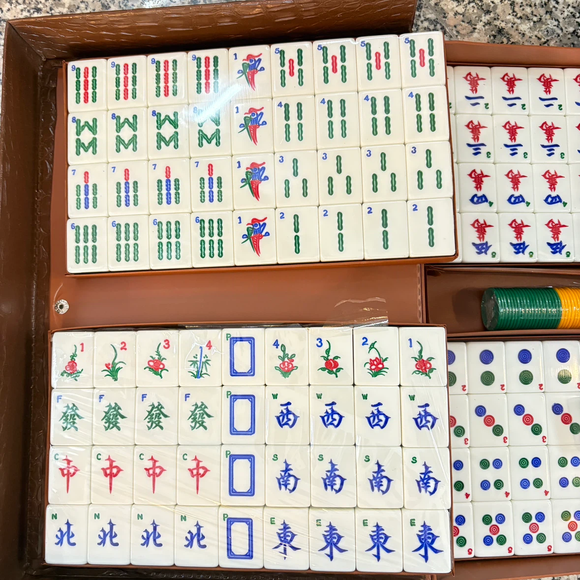 Mahjong Set with Case