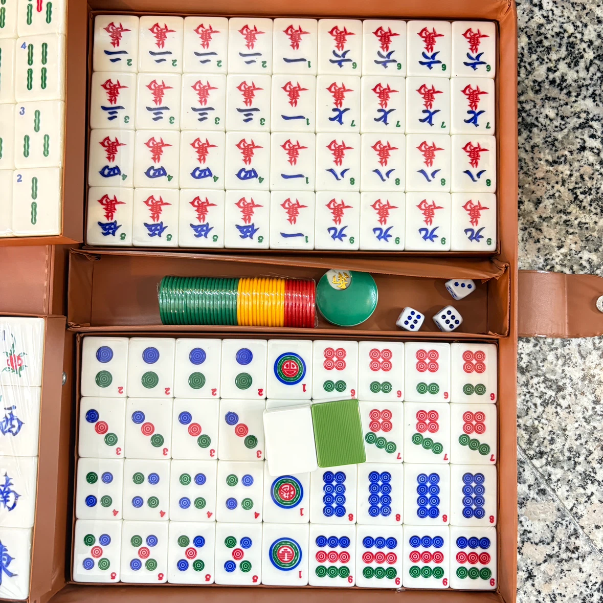 Mahjong Set with Case - photo 2
