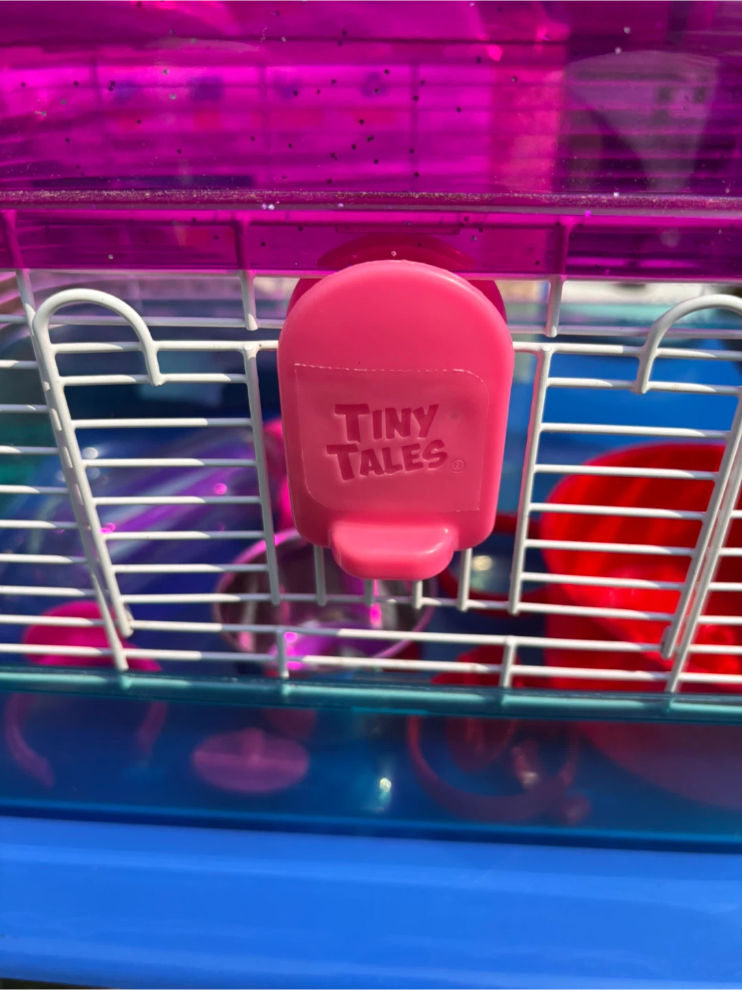 Hampster cage with bedding - photo 2