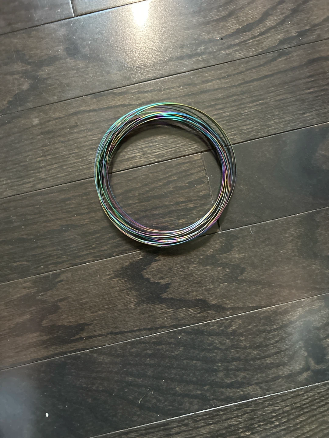 Rainbow Metal Flow Ring Toy - photo 2