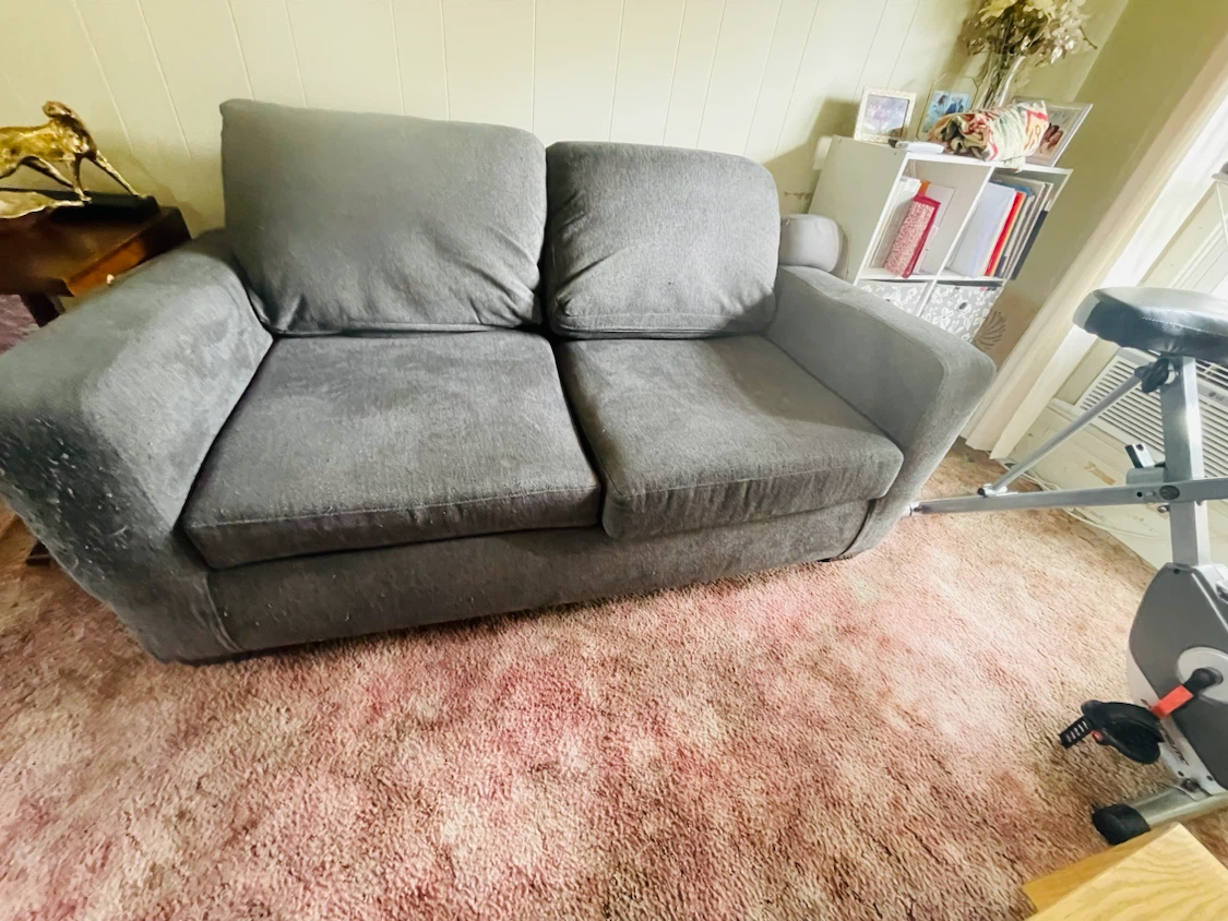 Gray Loveseat Sofa