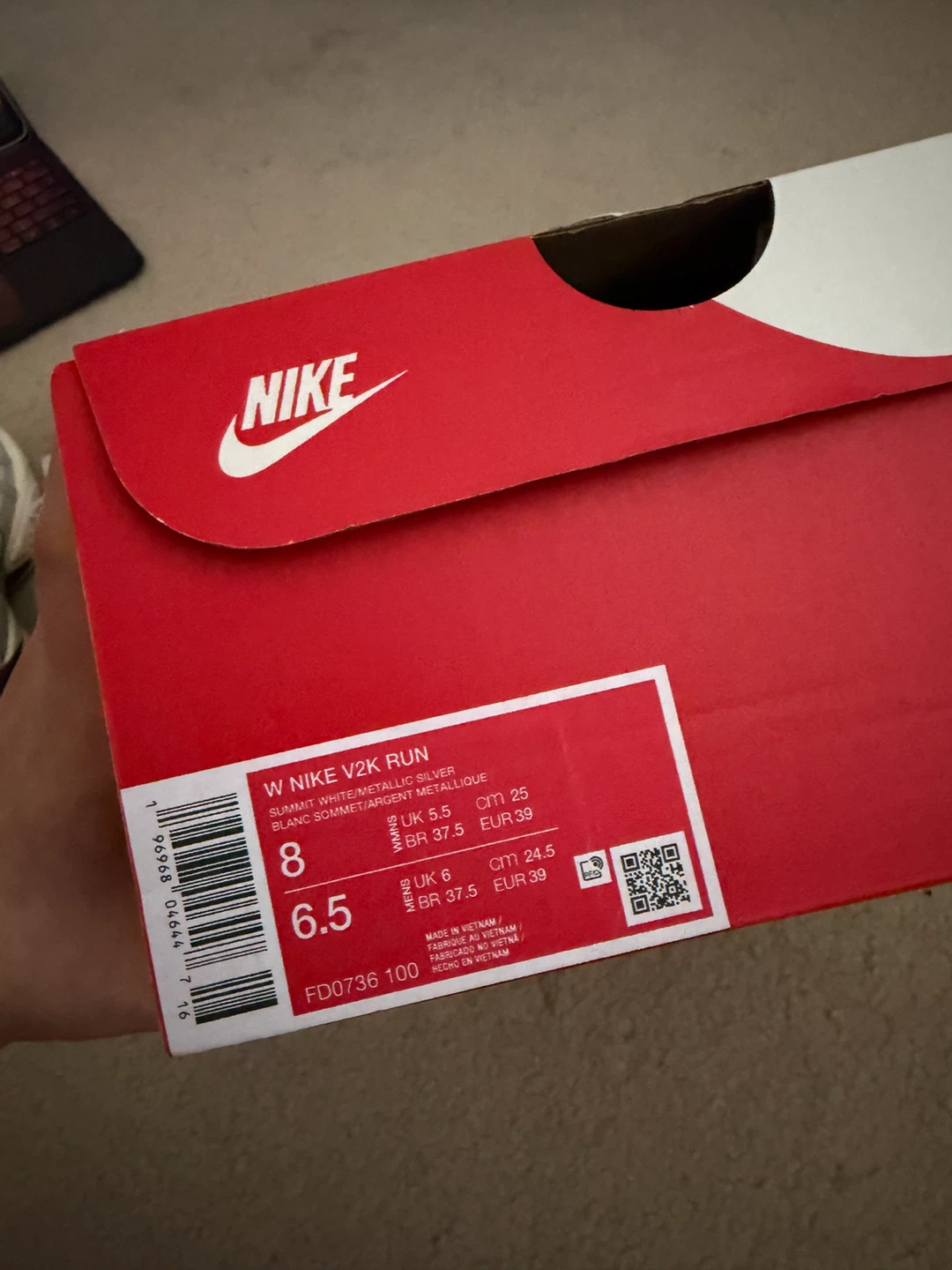 Nike V2K Run size 8 - photo 2