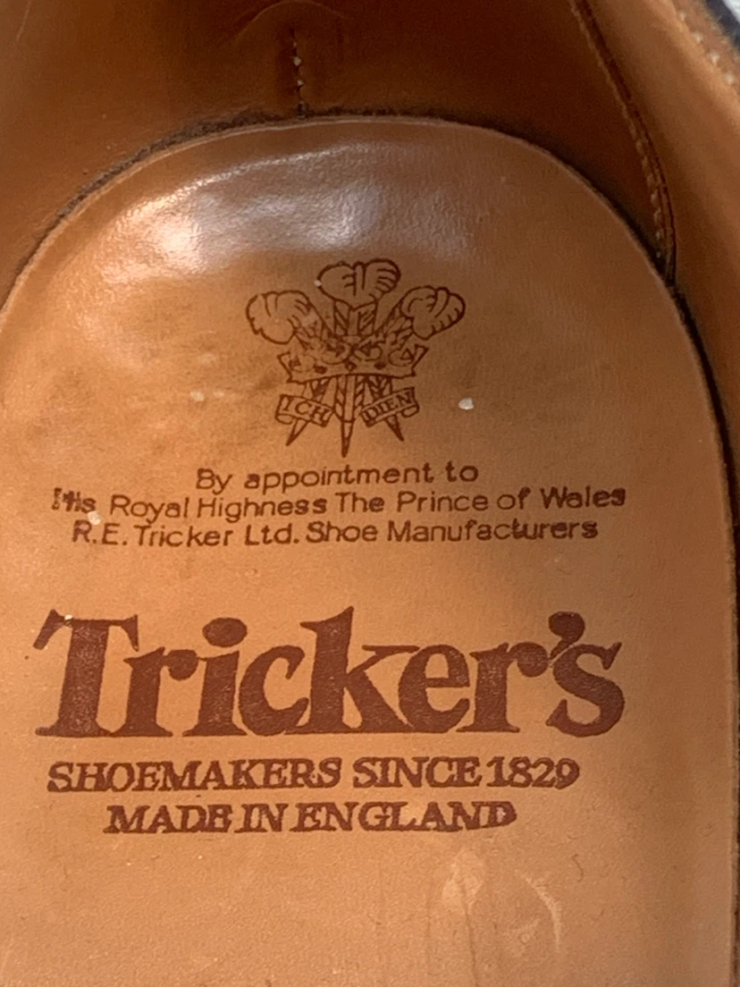 Tricker's Black Leather Oxford Shoes made for Prince of Wales - photo 5