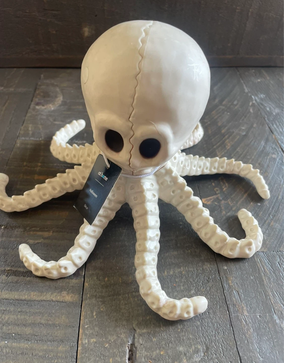NEW- Plastic Halloween Skeleton Octopus