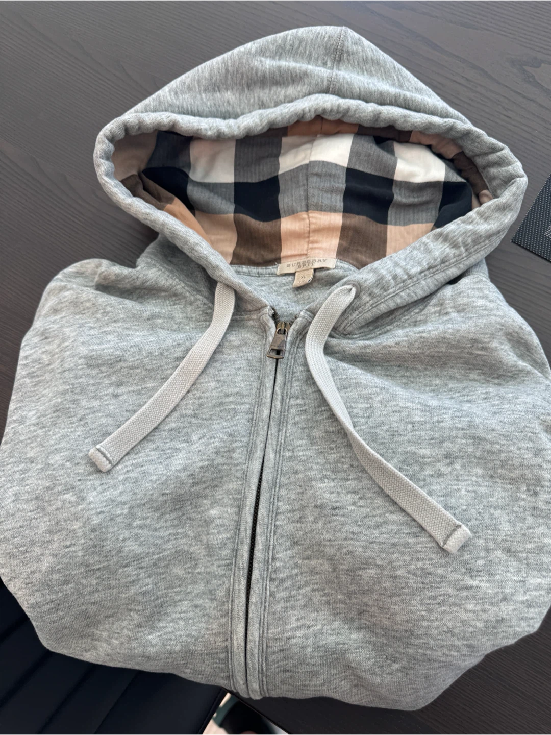 Burberry Brit Grey Zip-Up Hoodie