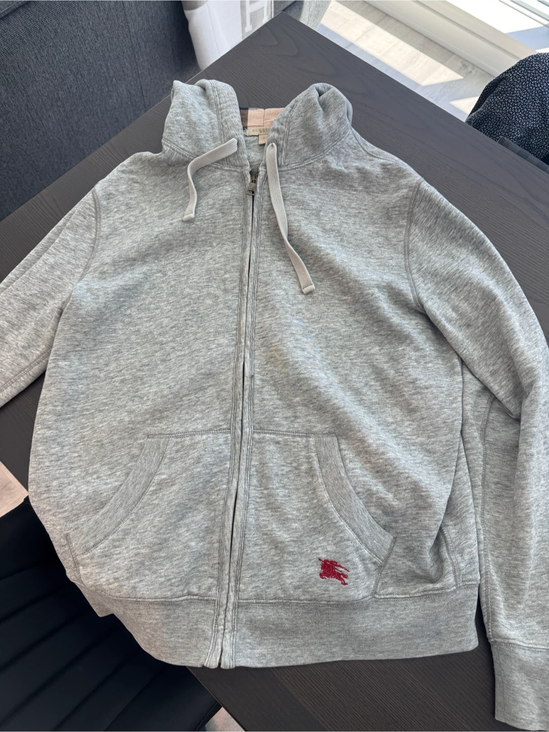 Burberry Brit Grey Zip-Up Hoodie - photo 2
