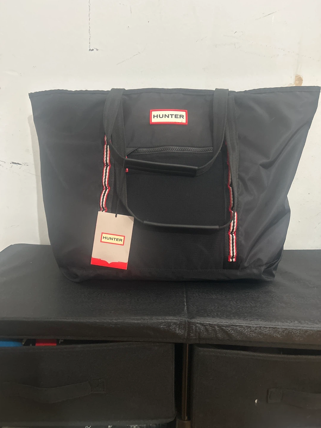 Hunter Black Tote Bag