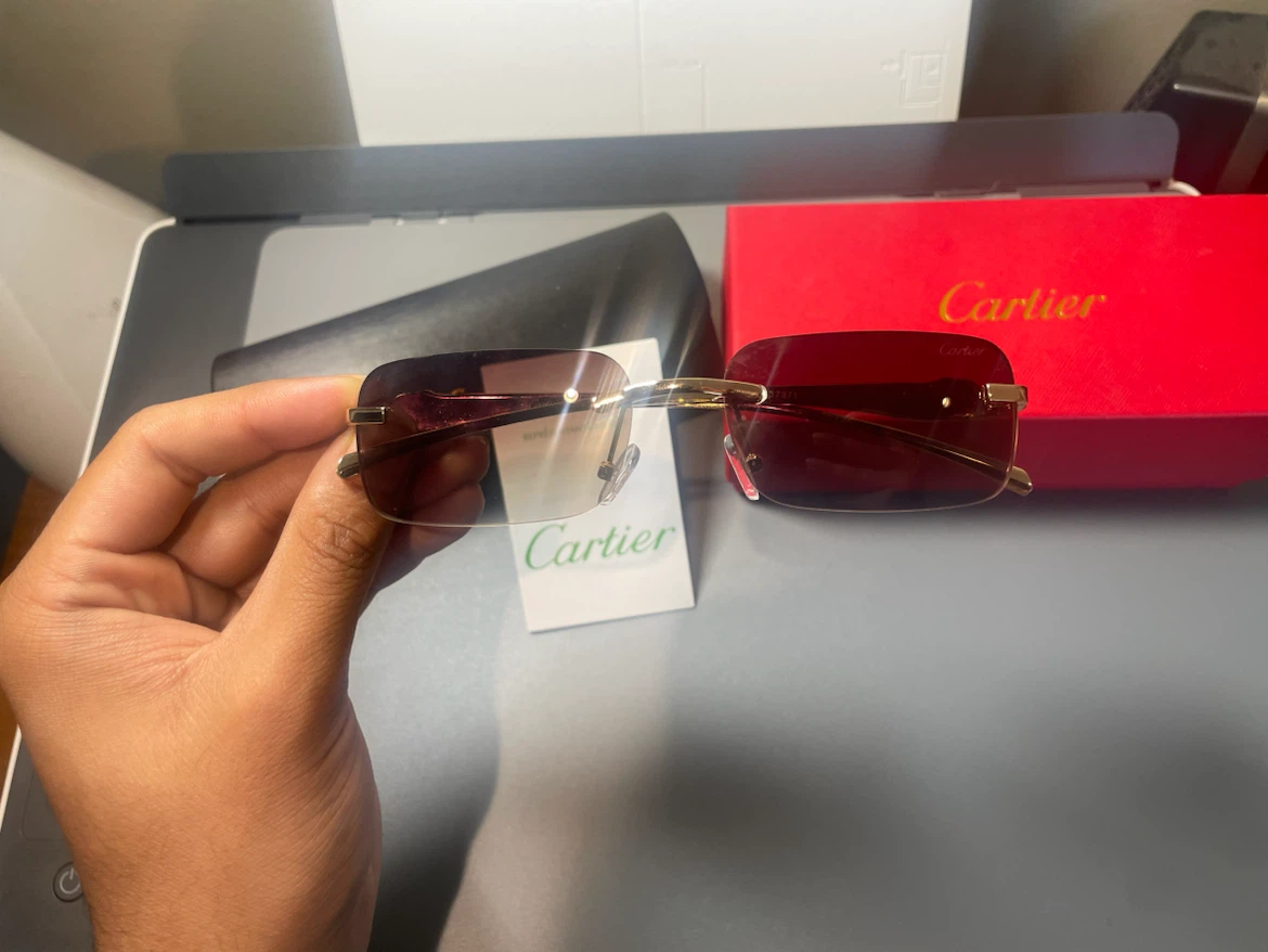 Cartier Rimless Sunglasses