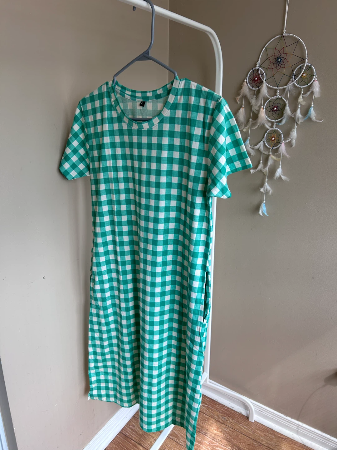 Green Gingham Tunics
