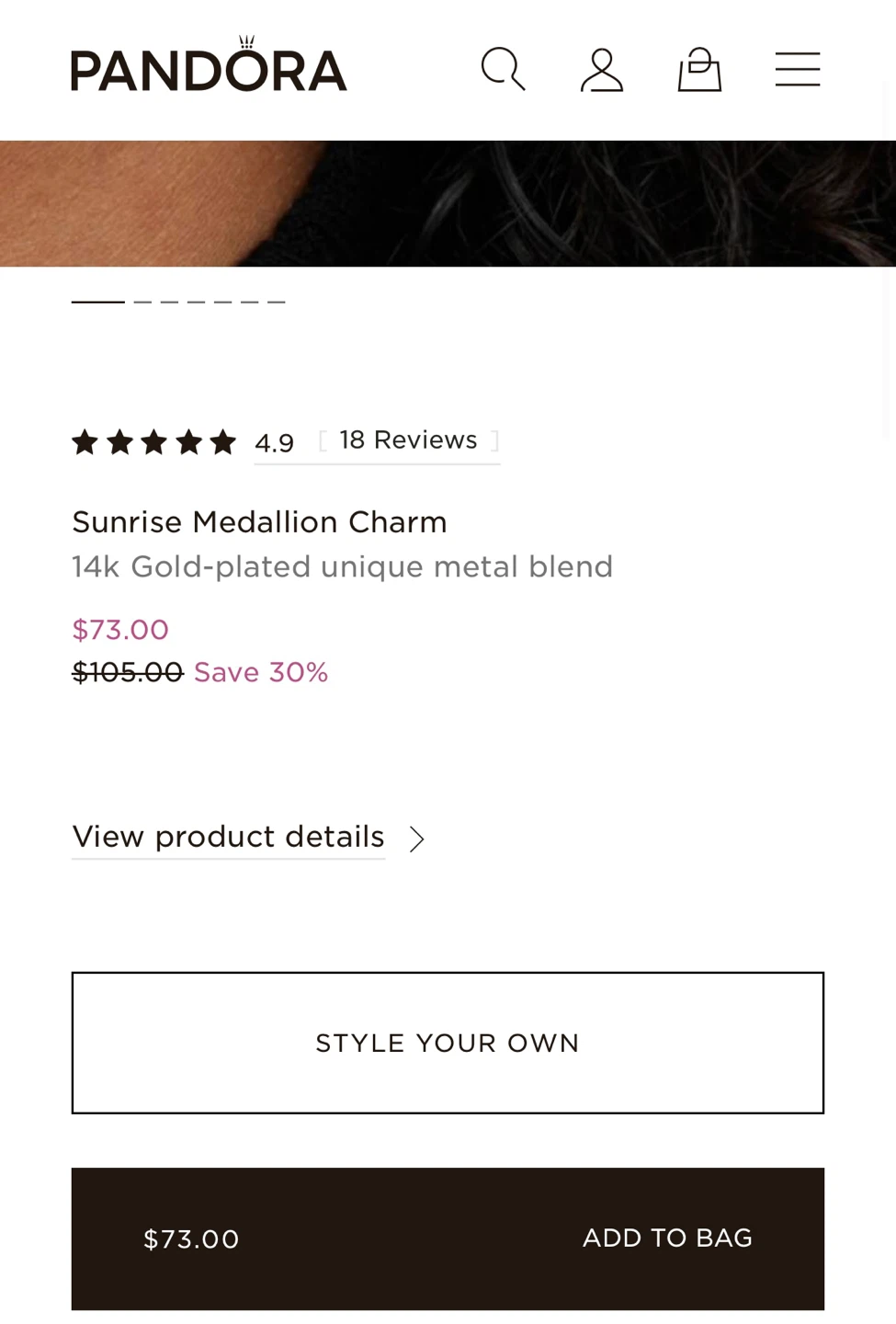 Pandora Charm - photo 3