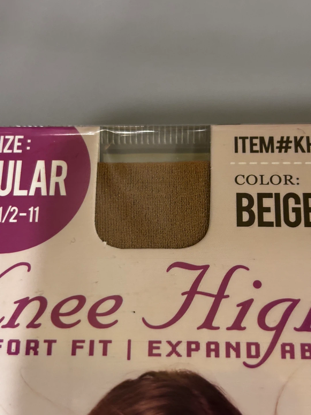 5 Magic Collection Knee Highs - Regular, Beige - photo 5