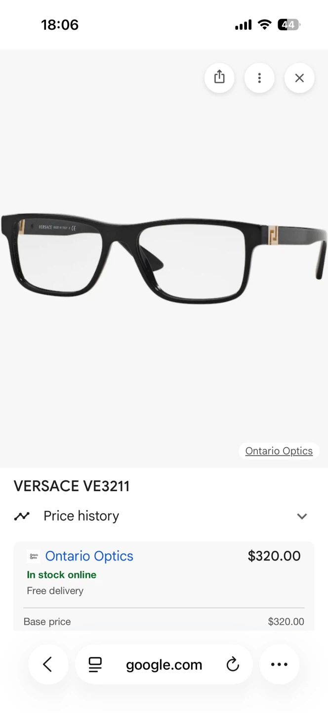Versace glasses model 3211 - photo 5
